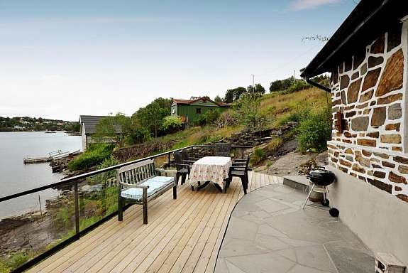 Stor terrasse Galleribilde