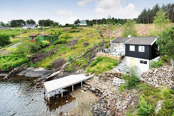 Flotte uteområder foran hytten Galleribilde