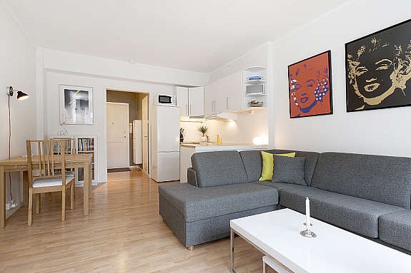 Leilighetens gode planløsning gjør den svært praktisk. Galleribilde