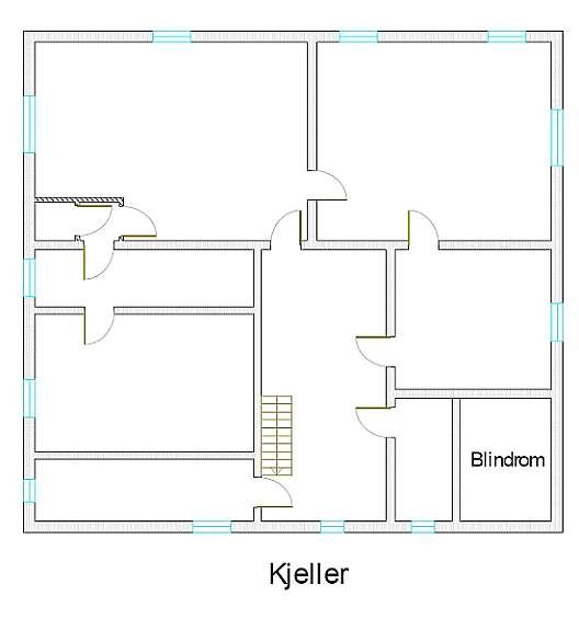 Planskisser kjeller, avvik kan forekomme Galleribilde