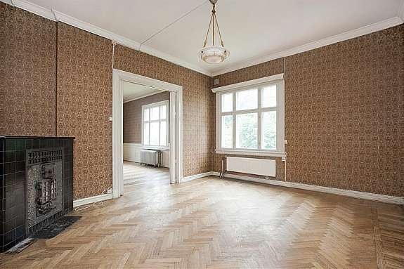 Stue 1 med vedkamin Galleribilde