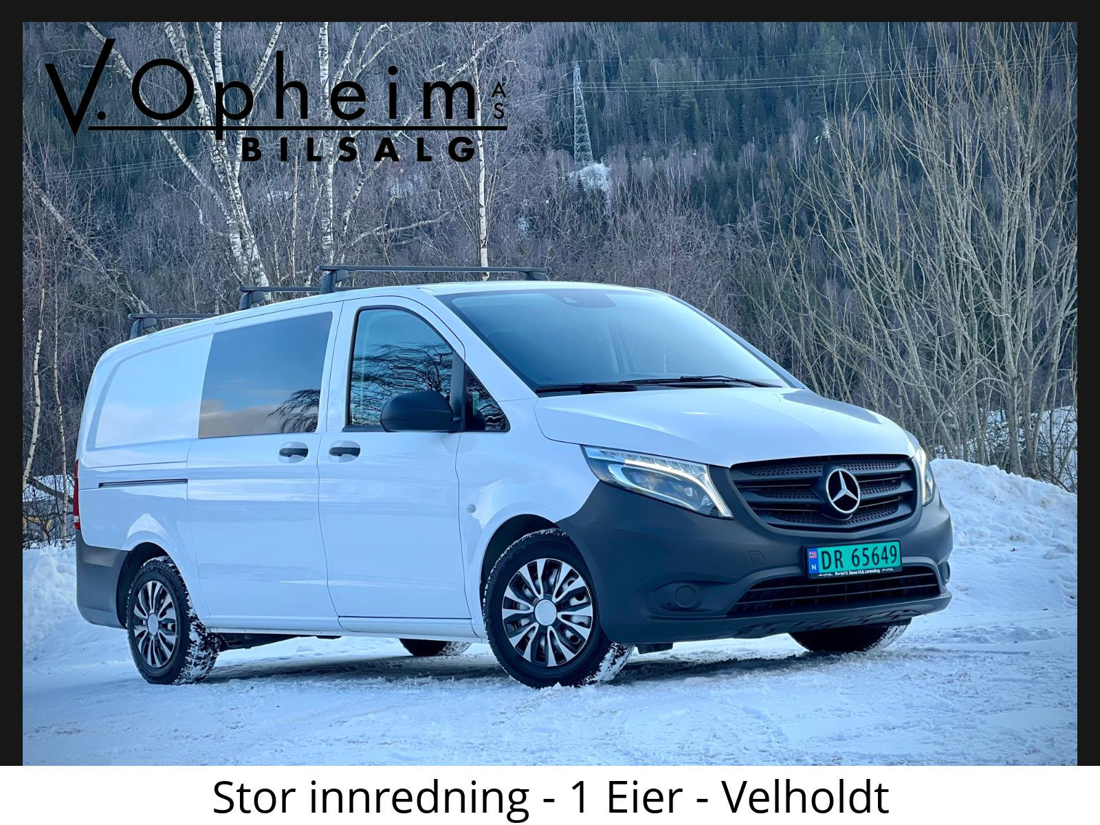 Mercedes-Benz Vito 114CDI Aut/2xS.Dør/Komf.Vegg/LED/Webasto/Cruise/Kamera