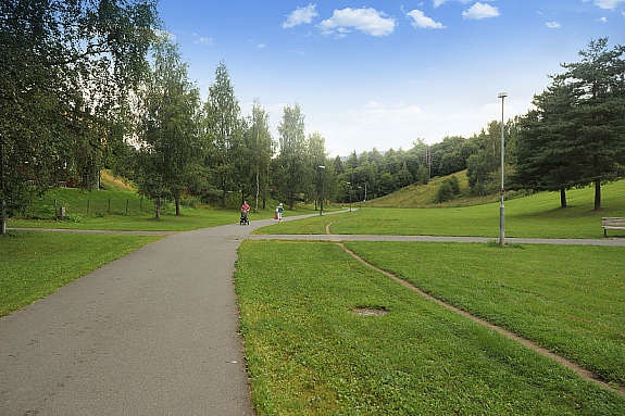 Hyggelig turområde langs Mærradalen Galleribilde