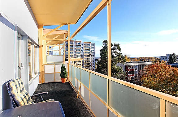 Balkong - med utsyn Galleribilde