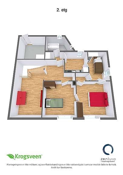 plantegning 2. etg. Galleribilde