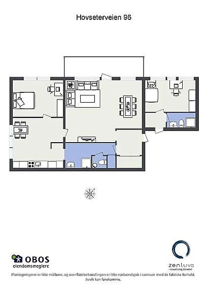 Floorplan letterhead - Hovseterveien 96 - Hovseterveien 96 - 2D Floor Plan Galleribilde