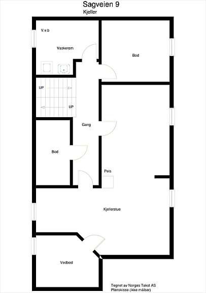 Plantegning kjeller Galleribilde