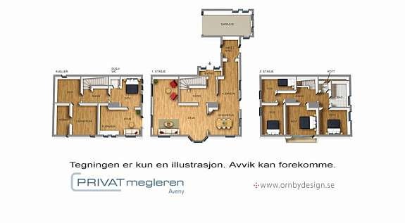 Planskisse Galleribilde