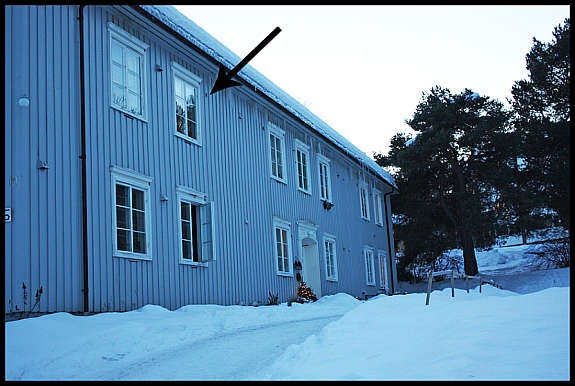 Velkommen til Ubåtsvingen 5! Leiligheten er markert med pil. Galleribilde