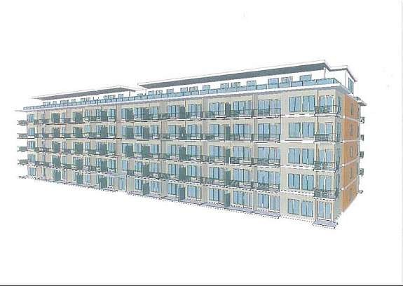 Fasade slik den er planlagt. Galleribilde