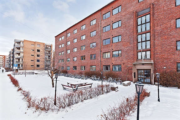 Fasaden slik den fremstår i dag. Galleribilde