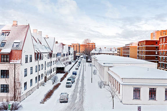 Utsikt fra vindu Galleribilde