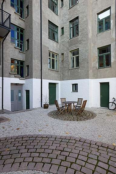 Indre gårdsrom Galleribilde