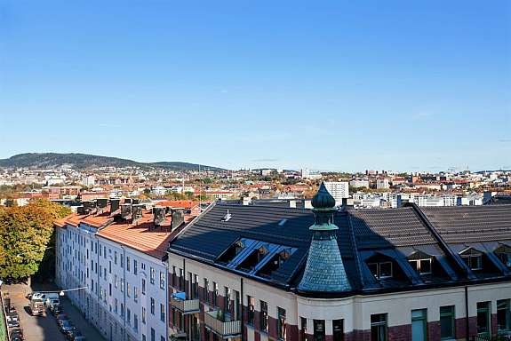 Utsikt fra balkongen Galleribilde