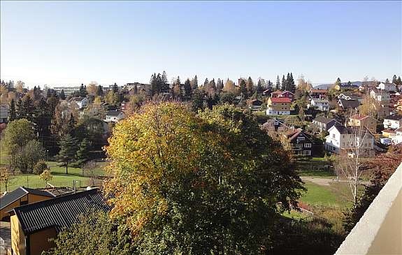 Utsikt fra balkong Galleribilde