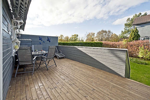 Vestvendt terrasse på 21 kvm Galleribilde