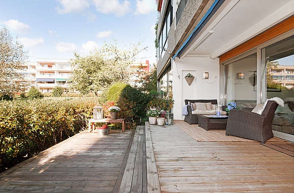 Stor terrasse Galleribilde