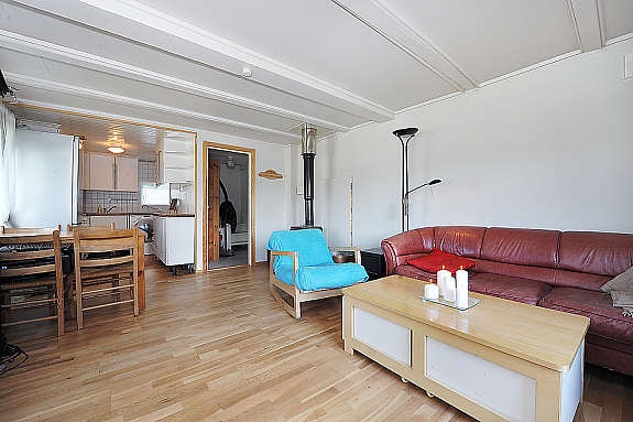 Stue rødt hus Galleribilde