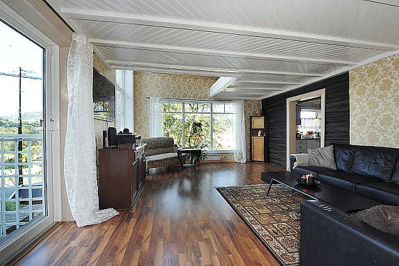 Stue hvitt hus Galleribilde