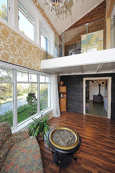 Stue hvitt hus Galleribilde