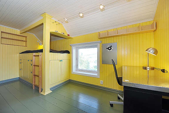 Soverom hvitt hus Galleribilde