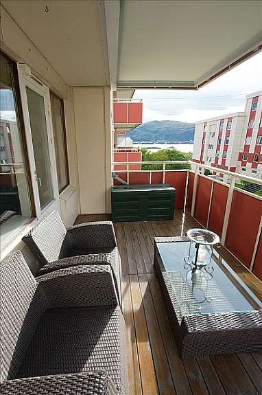 Vestvendt balkong Galleribilde