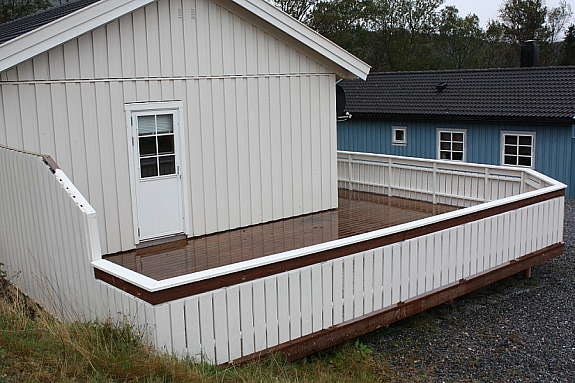 Stor veranda Galleribilde