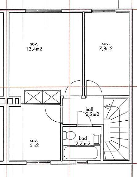 Plantegning 2.etg. Ikke i målestokk Galleribilde