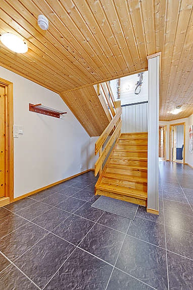 Det er gulvvarme i hallen. Galleribilde