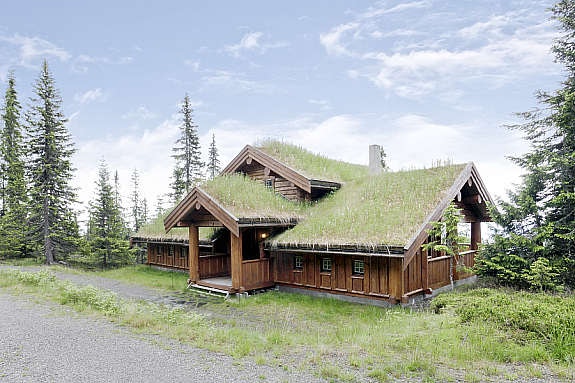 Helårsvei helt frem til eiendommen. Biloppstillingsplass foran hytta. Galleribilde