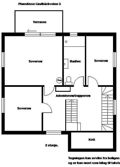 Planskisse 2 etasje Galleribilde