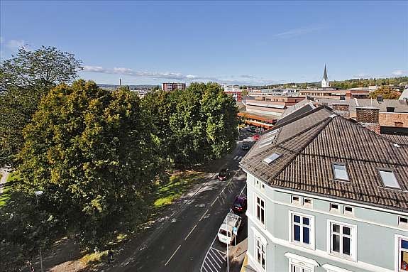 Utsikt fra hjørneleiligheten Galleribilde