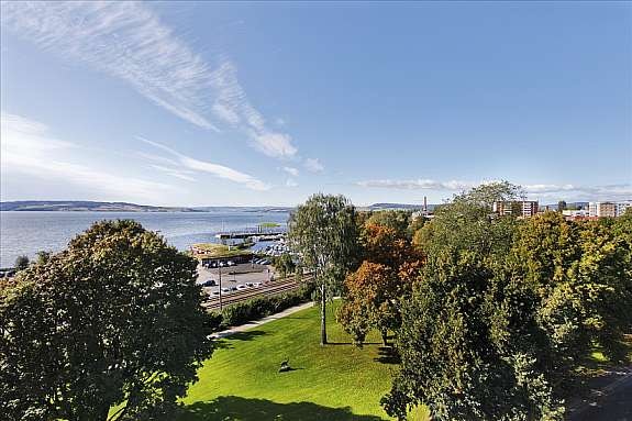 Utsikt fra terrassen Galleribilde