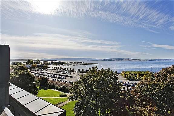 Utsikt fra terrassen Galleribilde