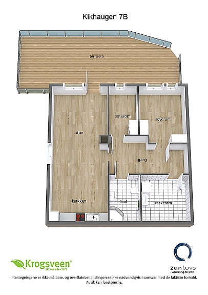 3D Plantegning Galleribilde