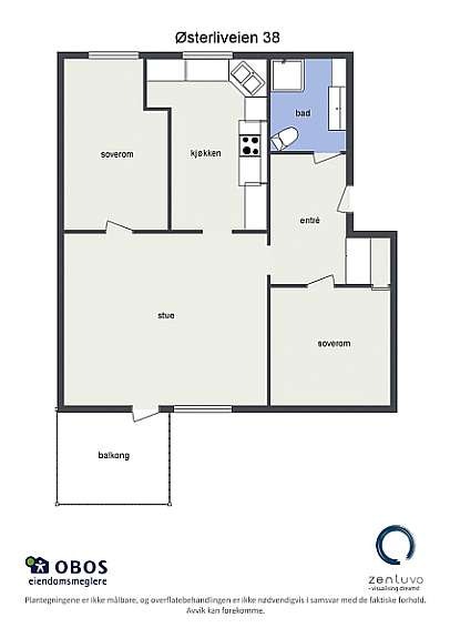 Plantegning Galleribilde