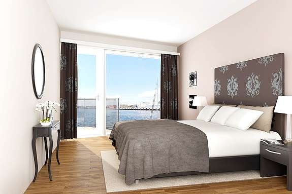 Hovedsoverom med direkte adkomst til balkong. Galleribilde