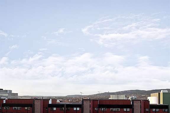 Utsikt fra balkongen Galleribilde