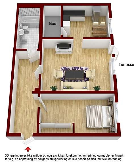 Plantegning Galleribilde