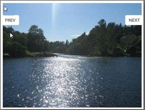 Fra bryggen vestover Galleribilde