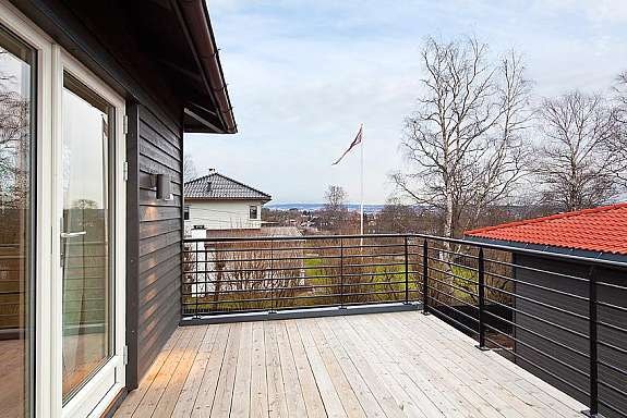 Terrasse fra soverom Galleribilde