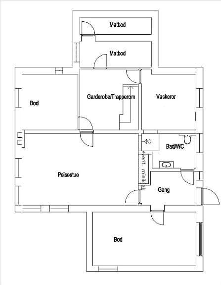 Plantegning kjeller Galleribilde