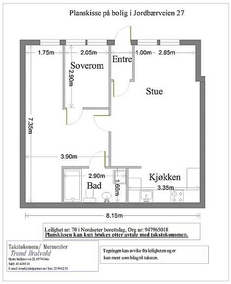 Plantegning Galleribilde