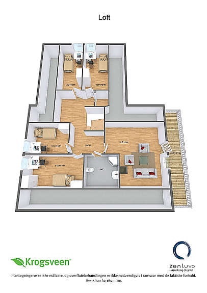 3D-letterhead-Loft Galleribilde