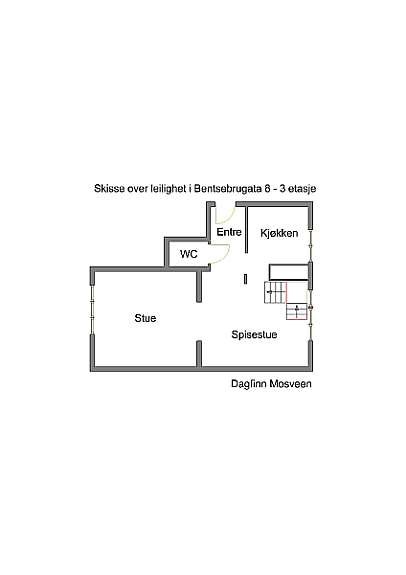 Bentsebrugata 8 - 3 etasje Galleribilde