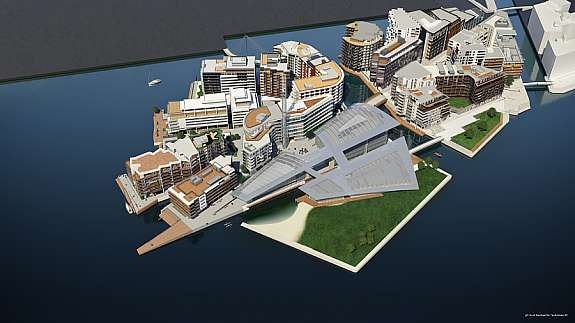 Tjuvholmen. Galleribilde