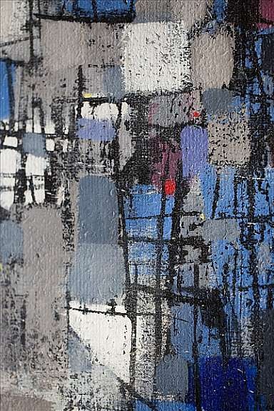 Detalje fra maleri av Gunnar S. Gundersen Galleribilde