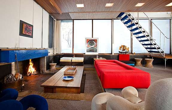 Nedsunket område ved peisen Galleribilde