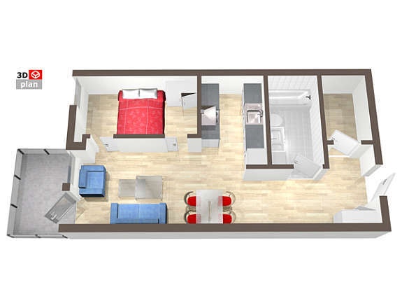 Arealeffektiv Planløsning Galleribilde