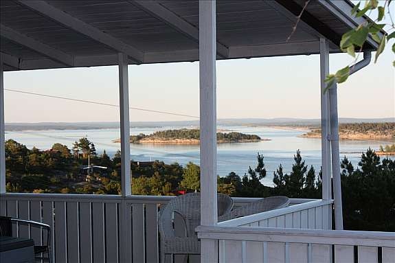 Utsikt fra veranda Galleribilde